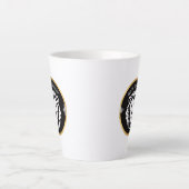 Tasse Latte Quietly Confident – Minimal Typography Design for  (Devant)