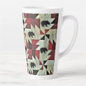 Tasse Latte Quilt d'ours noir (Droite)