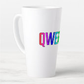 TASSE LATTE QWERTY (Angle gauche)