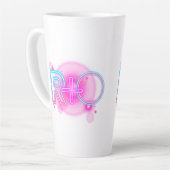Tasse Latte R & O (Riz & Lady O) Mystic Podcast Hosts (Angle gauche)