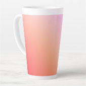 Tasse Latte Radiant Pastel Sunset Gradient (Angle gauche)