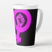 Tasse Latte Radical Feminist (Angle droit)