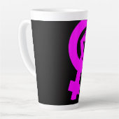 Tasse Latte Radical Feminist (Angle gauche)