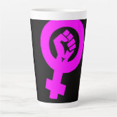 Tasse Latte Radical Feminist (Devant)
