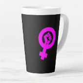 Tasse Latte Radical Feminist (Angle droit)