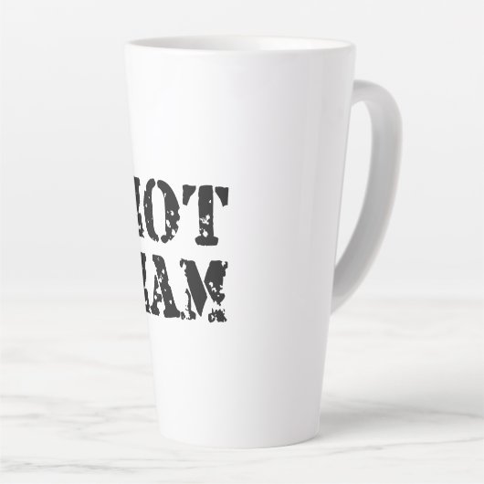 Tasse Latte Radio HAM (Angle droit)