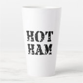 Tasse Latte Radio HAM (Devant)