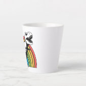 Tasse Latte Rainbow T Rex (Devant)