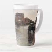 Tasse Latte Rainy Day, Boston par Frederick Childe Hassam (Angle droit)
