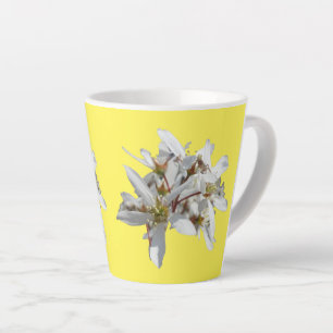 Tasse Latte Raisin Blossom Cust. Musique latte jaune