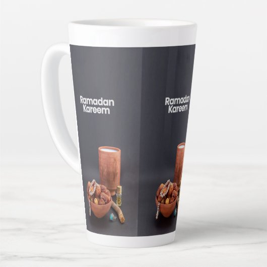 Tasse Latte Ramadan Kareem (Angle gauche)