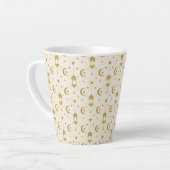 Tasse Latte Ramadan Lanterns & Crescent Seamless  (Angle gauche)