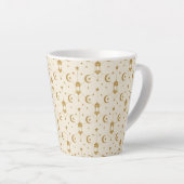 Tasse Latte Ramadan Lanterns & Crescent Seamless  (Angle droit)