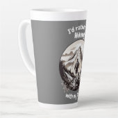 Tasse Latte Randonnée avec mon chien (Angle gauche)