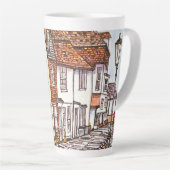 Tasse Latte Rangée de maisons (Angle droit)