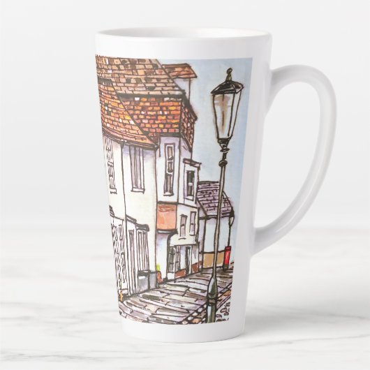 Tasse Latte Rangée de maisons (Droite)