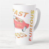 Tasse Latte Rapide et rapide furieux 01 (Angle droit)