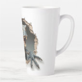 Tasse Latte Raptor Jurassic Dinosaur Velociraptor (Droite)