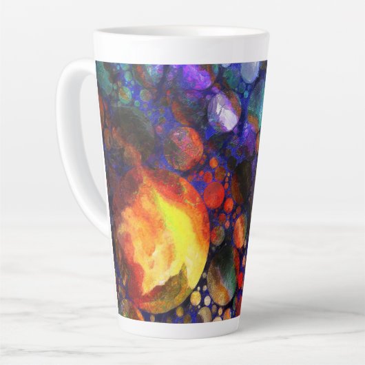 Tasse Latte Rassemblement Des Planètes (Angle gauche)