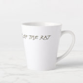 Tasse Latte Rat Année émail effet latte de latte d'anniversair (Droite)