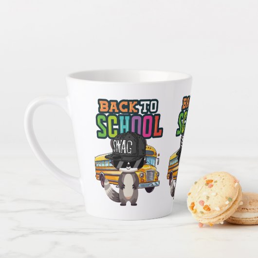 Tasse Latte Raton d'école (En situation)