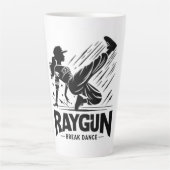 Tasse Latte Raygun Raygun breakdance, breakdance (Devant)