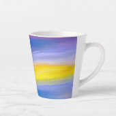 Tasse Latte Rayon doré abstrait (Droite)