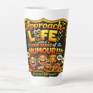 Tasse Latte Rayonner de joie