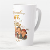 Tasse Latte Rayonner de joie (Angle droit)
