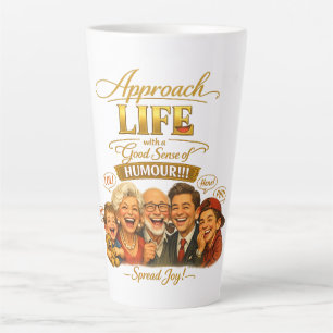 Tasse Latte Rayonner de joie
