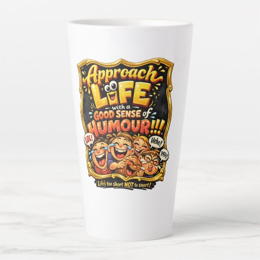 Tasse Latte Rayonner de joie (Devant)