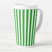 Tasse Latte Rayure verte (Angle droit)