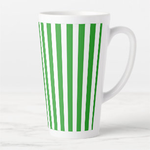Tasse Latte Rayure verte
