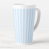 Tasse Latte Rayures fines bleu clair (Angle droit)