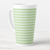 Tasse Latte Rayures Vertes (Angle gauche)