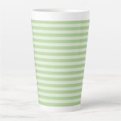 Tasse Latte Rayures Vertes (Devant)