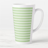 Tasse Latte Rayures Vertes (Droite)