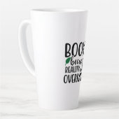 Tasse Latte Reading Art Books Because Reality Is Overeated (Angle gauche)