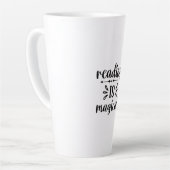 Tasse Latte Reading Art Reading Is Magical (Angle gauche)