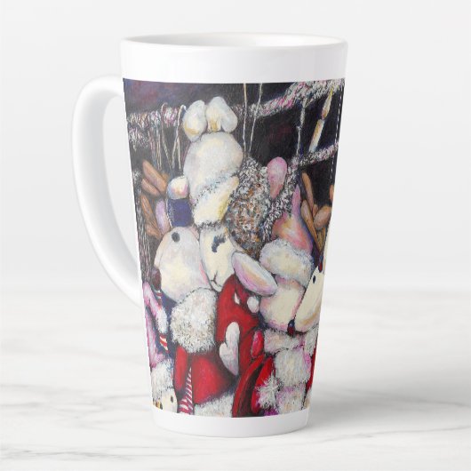 Tasse Latte Réalité sur les vacances (Angle gauche)