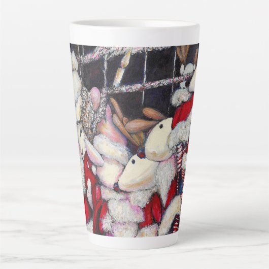 Tasse Latte Réalité sur les vacances (Devant)