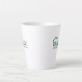 Tasse Latte Realtor - Tout Ce Que Je Touche Se Transforme En V (Devant)