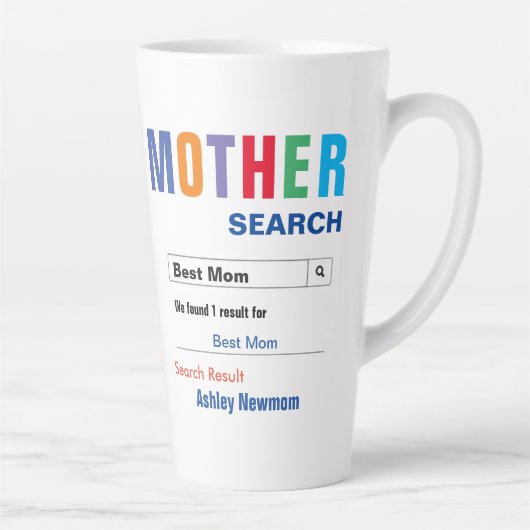 Tasse Latte Recherche de la meilleure mère (Droite)