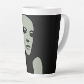 Tasse Latte Recherche vers le bas (Angle droit)