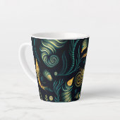 Tasse Latte Récifs Dorés (Angle gauche)