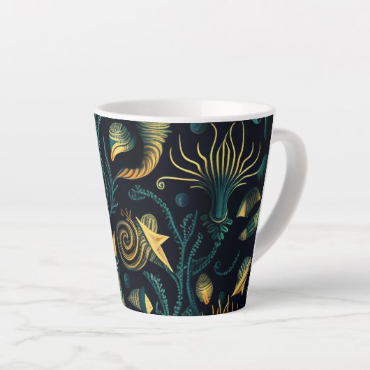 Tasse Latte Récifs Dorés (Angle droit)