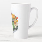 Tasse Latte Récolte d'automne dans un camion vert (Droite)