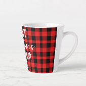 Tasse Latte Red Buffalo premier Noël en maman Noël (Droite)