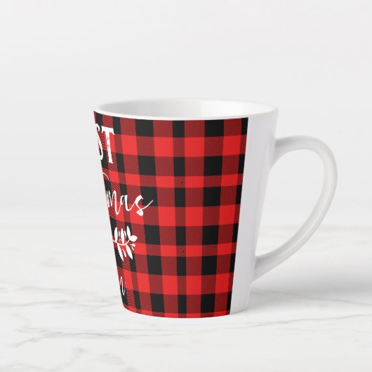 Tasse Latte Red Buffalo premier Noël en maman Noël (Droite)
