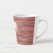 Tasse Latte Red Cherry Blush Cream Heart XOXO (Droite)